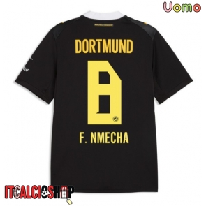 Borussia Dortmund Felix Nmecha #8 Seconda Maglia 2026-27 Manica Corta Borussia Dortmund Felix Nmecha #8 Seconda Maglia 2026-27 Manica Corta
